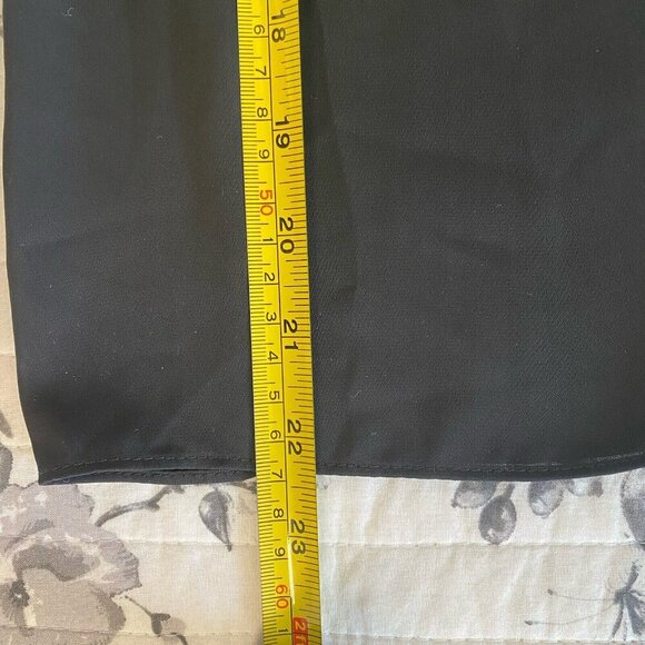 Amanda Uprichard One Shoulder Ruffle Black Top Blouse Evening Party Size LARGE - Picture 7 of 8